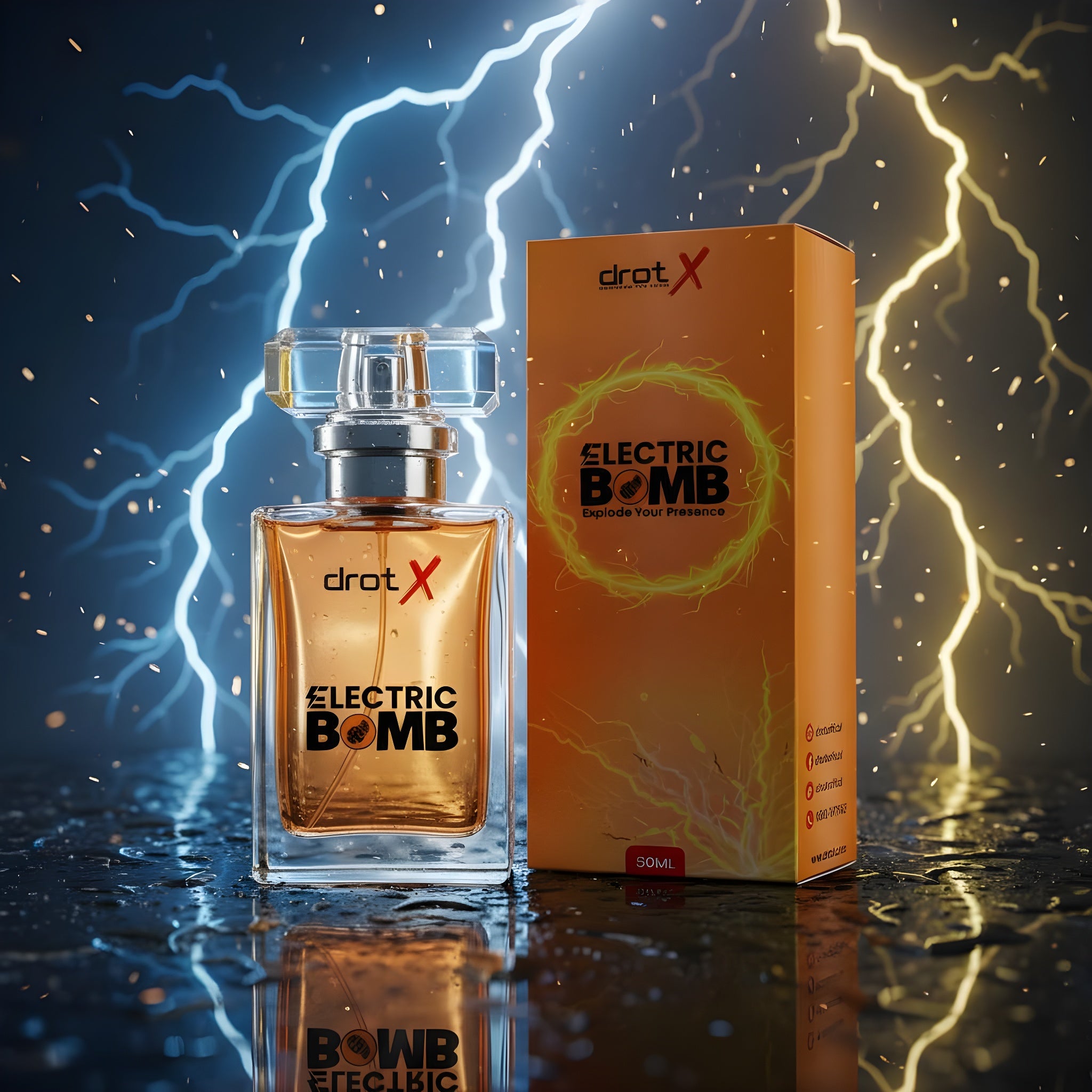 Electric Bomb – Fresh Citrus Perfume – Drot X