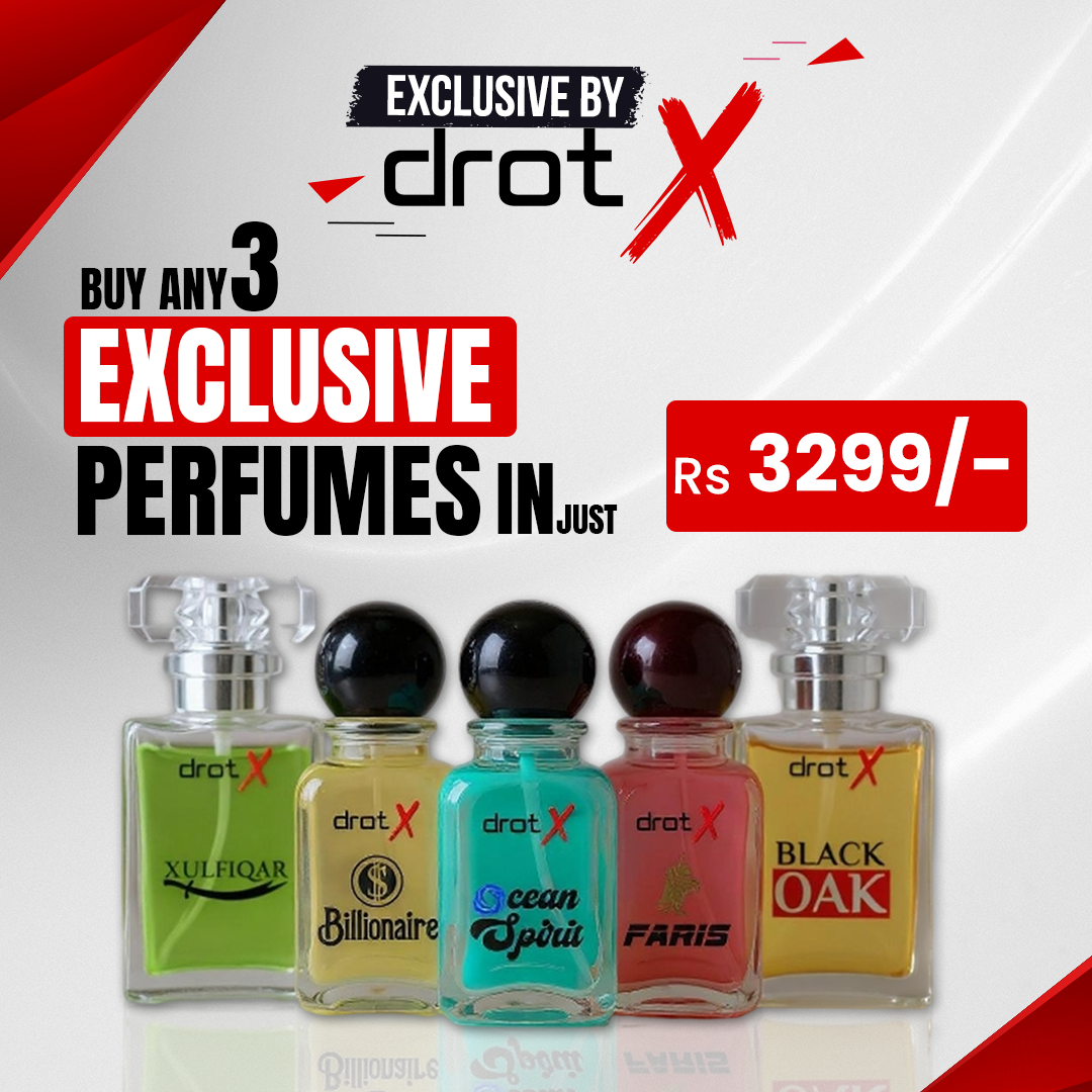 Buy any 3 Exclusive Perfumes in Rs.3299