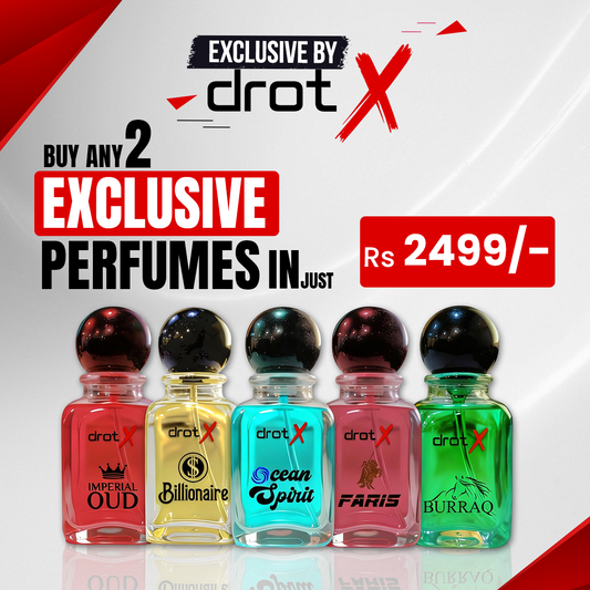 Buy any 2 Exclusive Perfumes in Rs.2499.